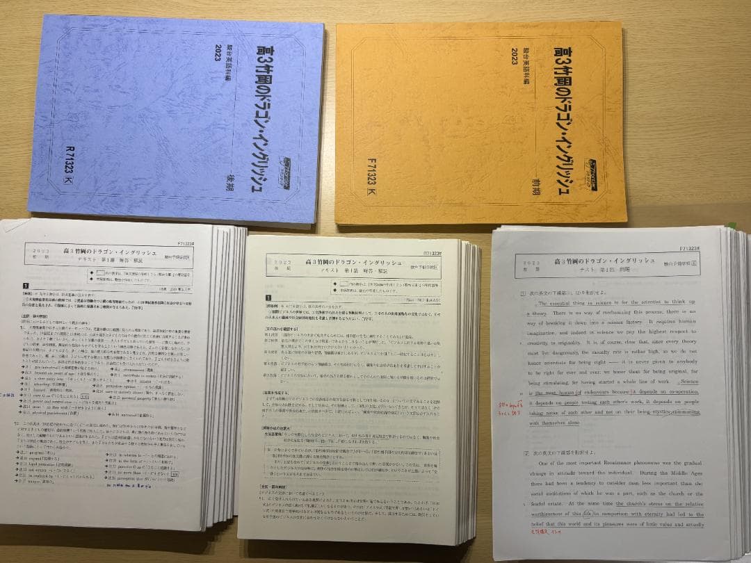 【最終価格】駿台 高3竹岡のドラゴンイングリッシュ 2023年度 全セット