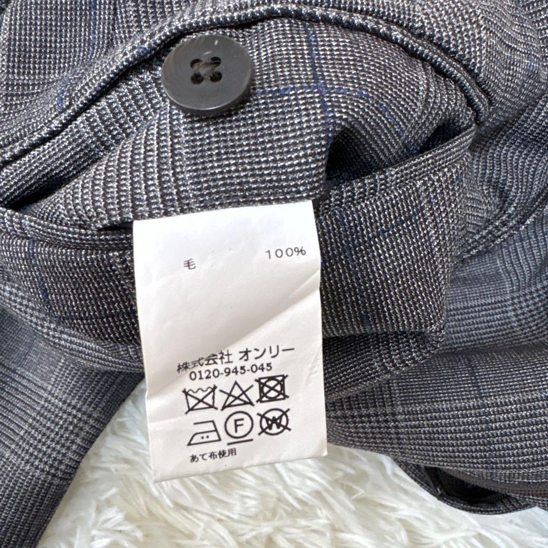 ONLY スーツ スリーピース イタリア生地 DRAGO チェック