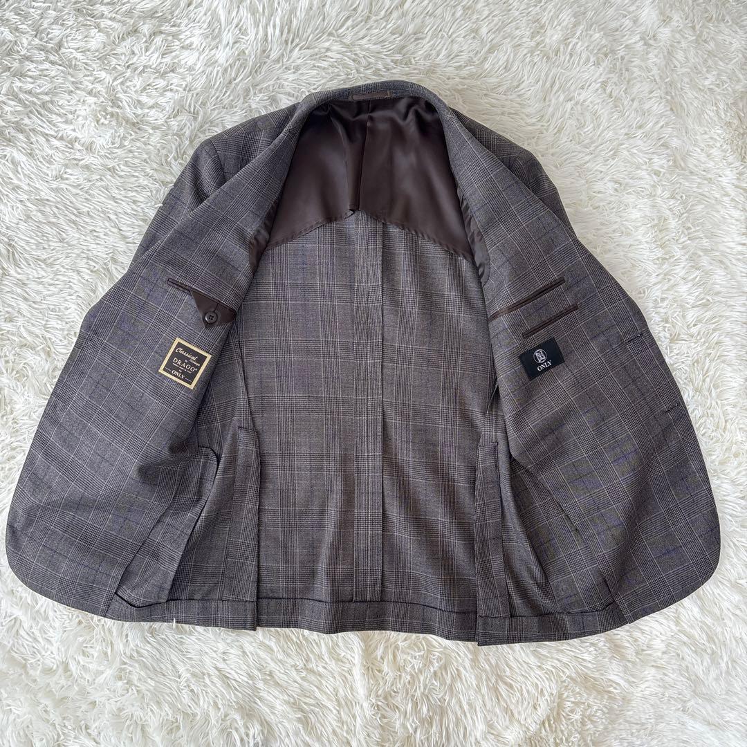 ONLY スーツ スリーピース イタリア生地 DRAGO チェック