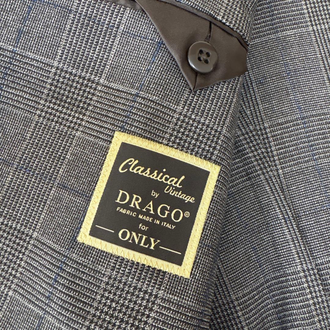 ONLY スーツ スリーピース イタリア生地 DRAGO チェック