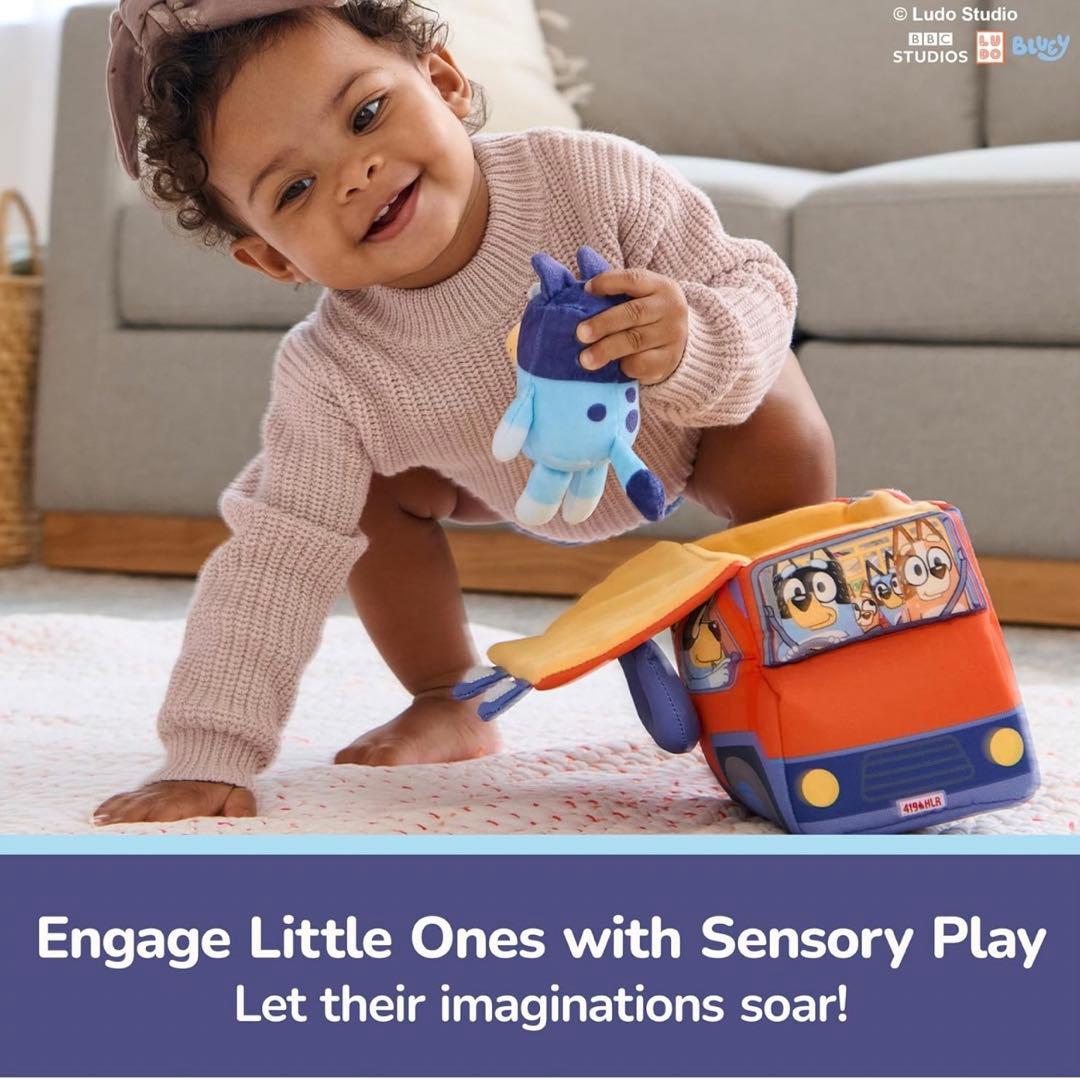 日本未発売GUND Bluey 公式 5ピース ぬいぐるみプレイセット 知育玩具