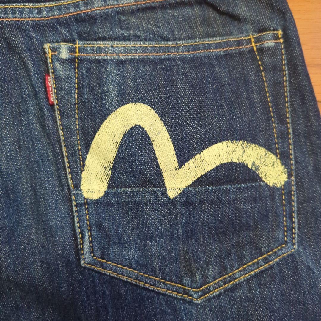 EVISU デニム　かもめペイント　エヴィス　えびす