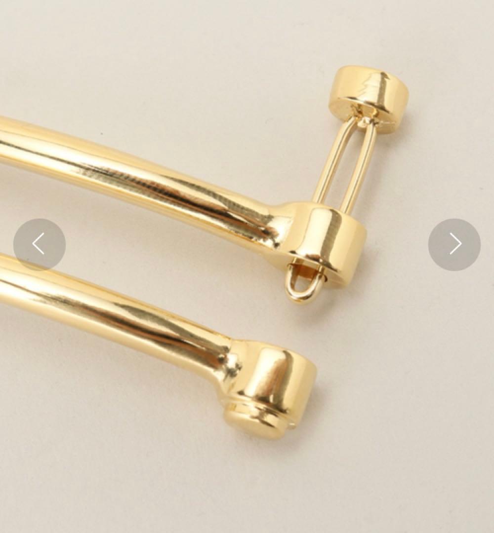 新品未使用☆ CXC シーエックスシー　レザーゴールドブレスレット