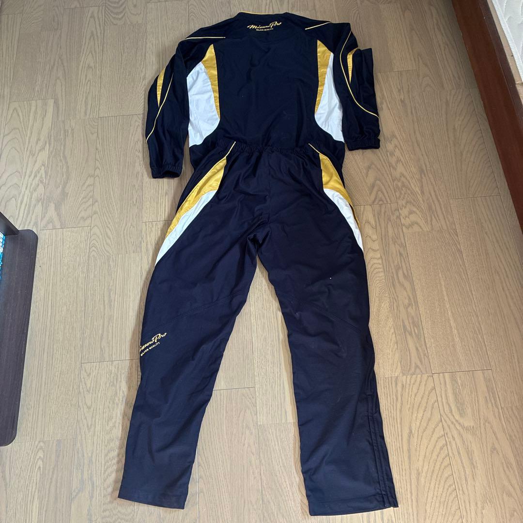 Mizuno ジャージ ネイビー/ホワイト/イエロー