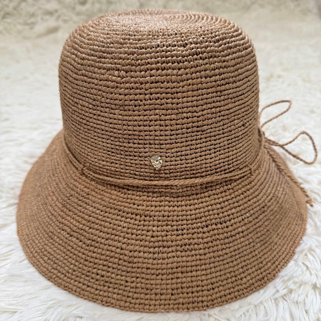 【極美品】ヘレンカミンスキー Provence 8 ラフィアハット 麦わら帽子