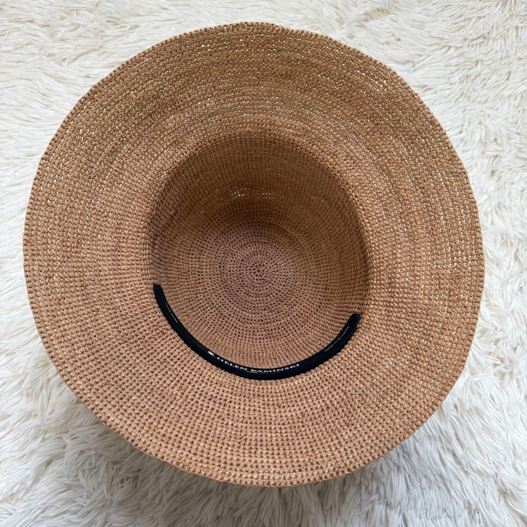 【極美品】ヘレンカミンスキー Provence 8 ラフィアハット 麦わら帽子