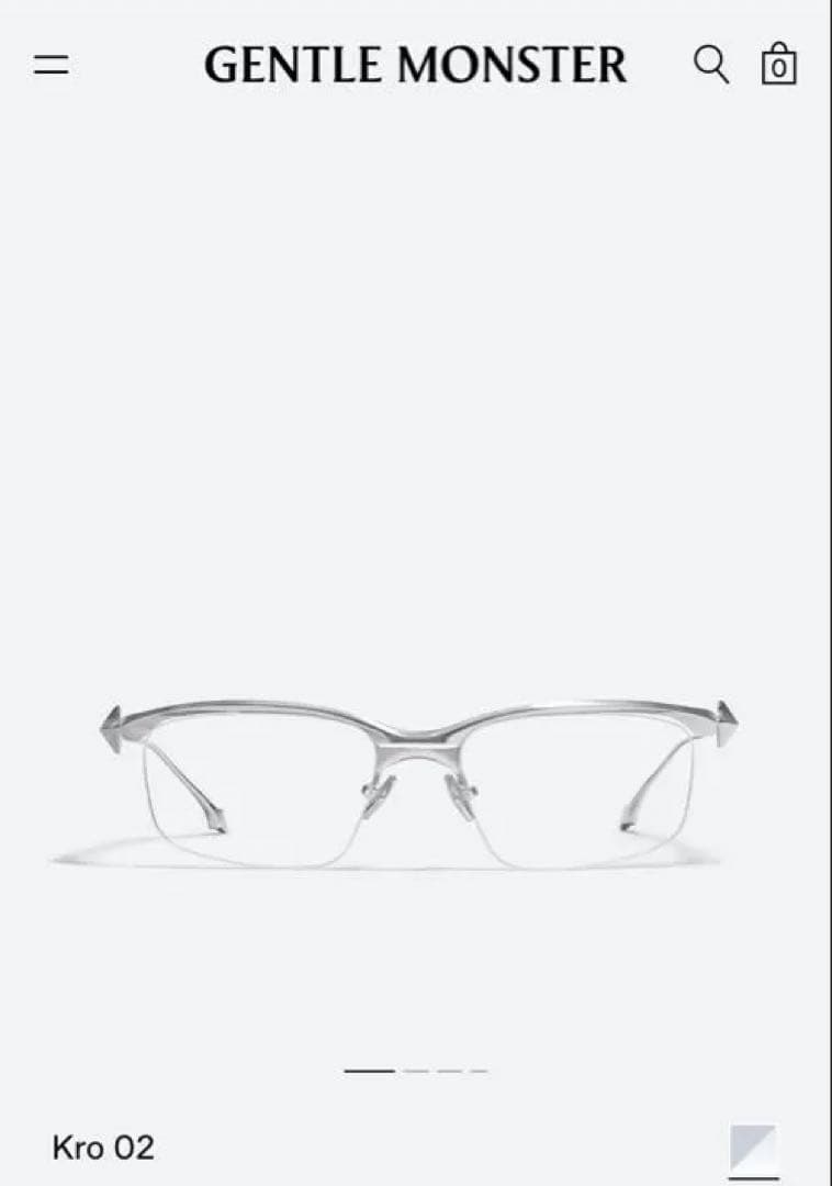 gentle monster メガネ　リムレス