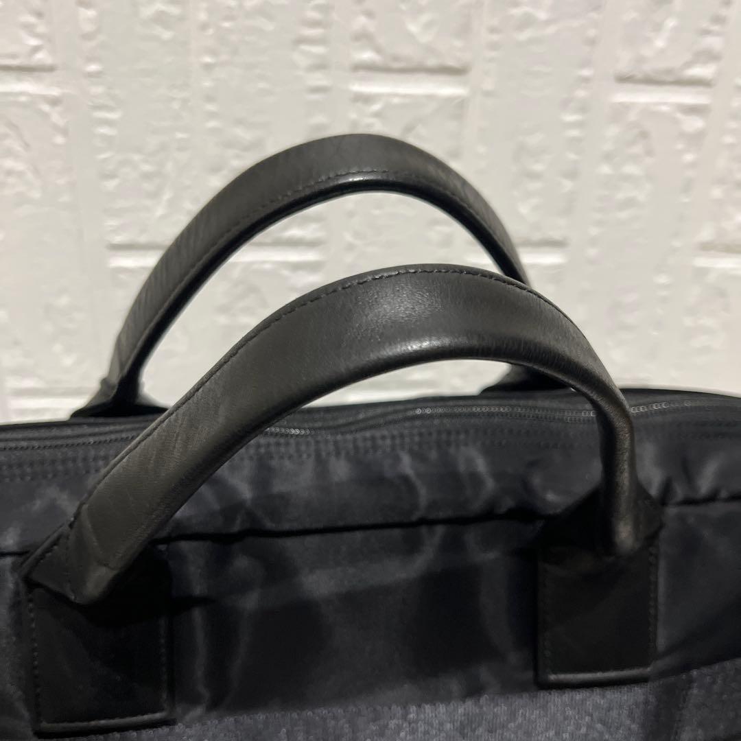 【美品】ポータータイム ビジネスバッグ 2way A4可 ブラック 吉田カバン