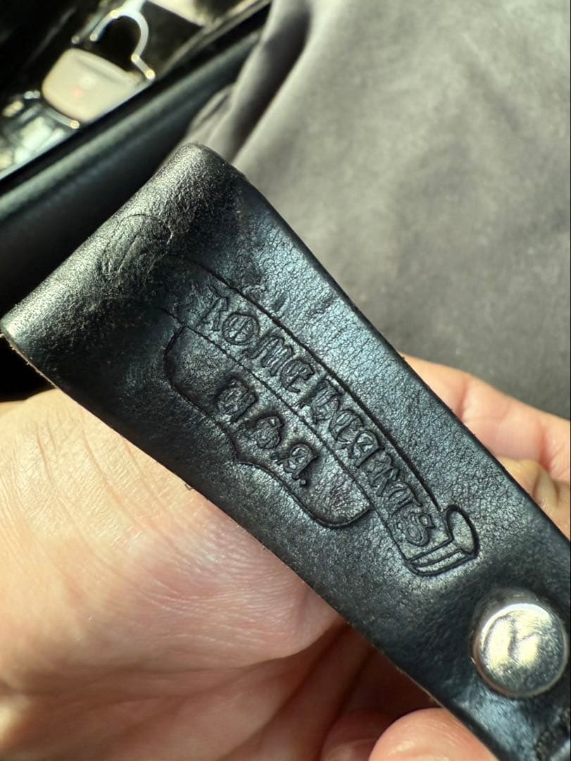 CHROME HEARTS クロムハーツクロスボールボタン Dリングベルトループ