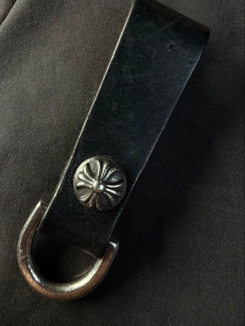 CHROME HEARTS クロムハーツクロスボールボタン Dリングベルトループ