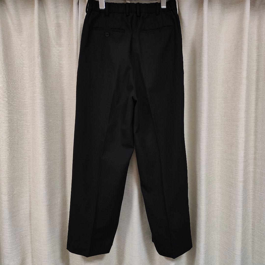 マーカウェア ダブルプリーテッドトラウザーズ オーガニックウールサバイバルクロス