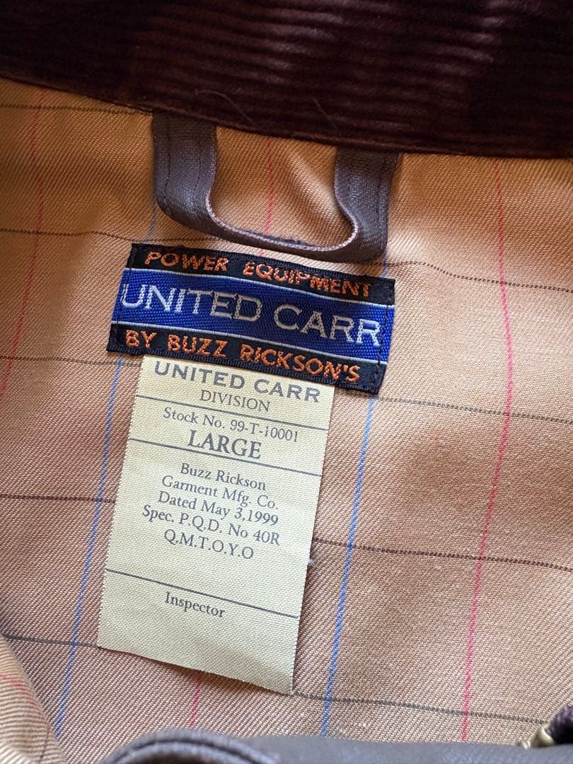 ユナイテッドカー　バズリクソンズ　ラバーコート　ジャケット　マッキントッシュ