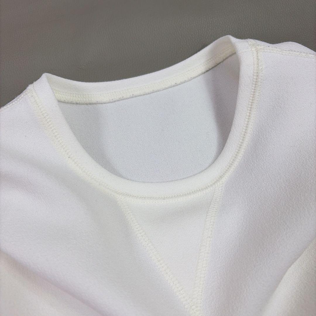 Whim Gazette ウィムガゼット　Vガゼットプルオーバー　ホワイト36