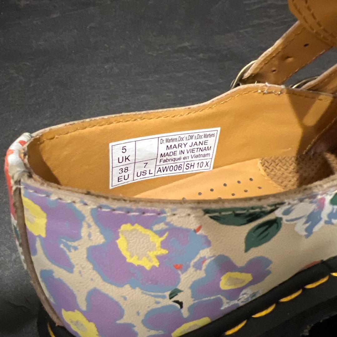 Dr. Martens MSRY JANE 花柄ローファー メリージェーン
