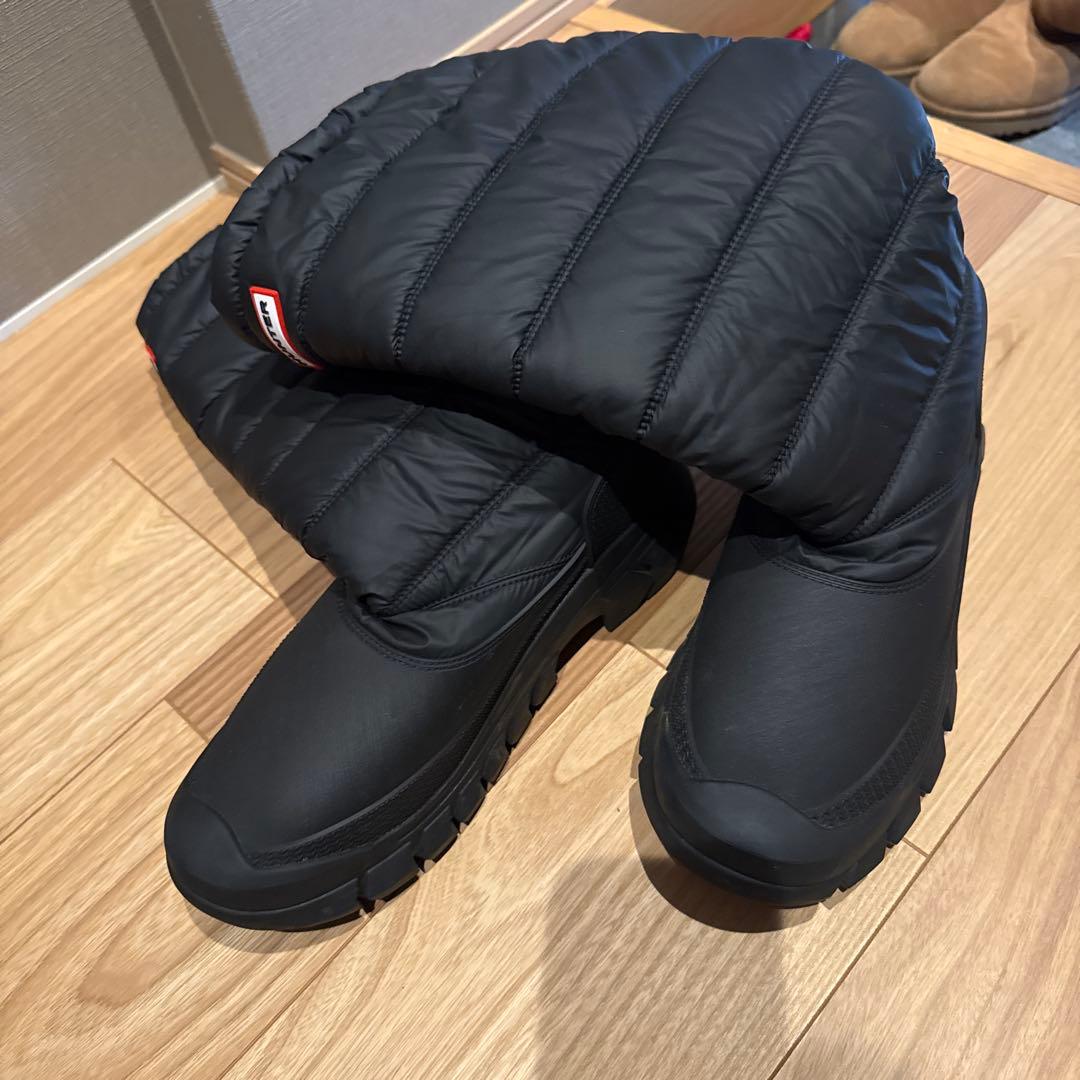 Hunter スノーブーツ　ハンター　 24.5cm US7 ブラック　黒