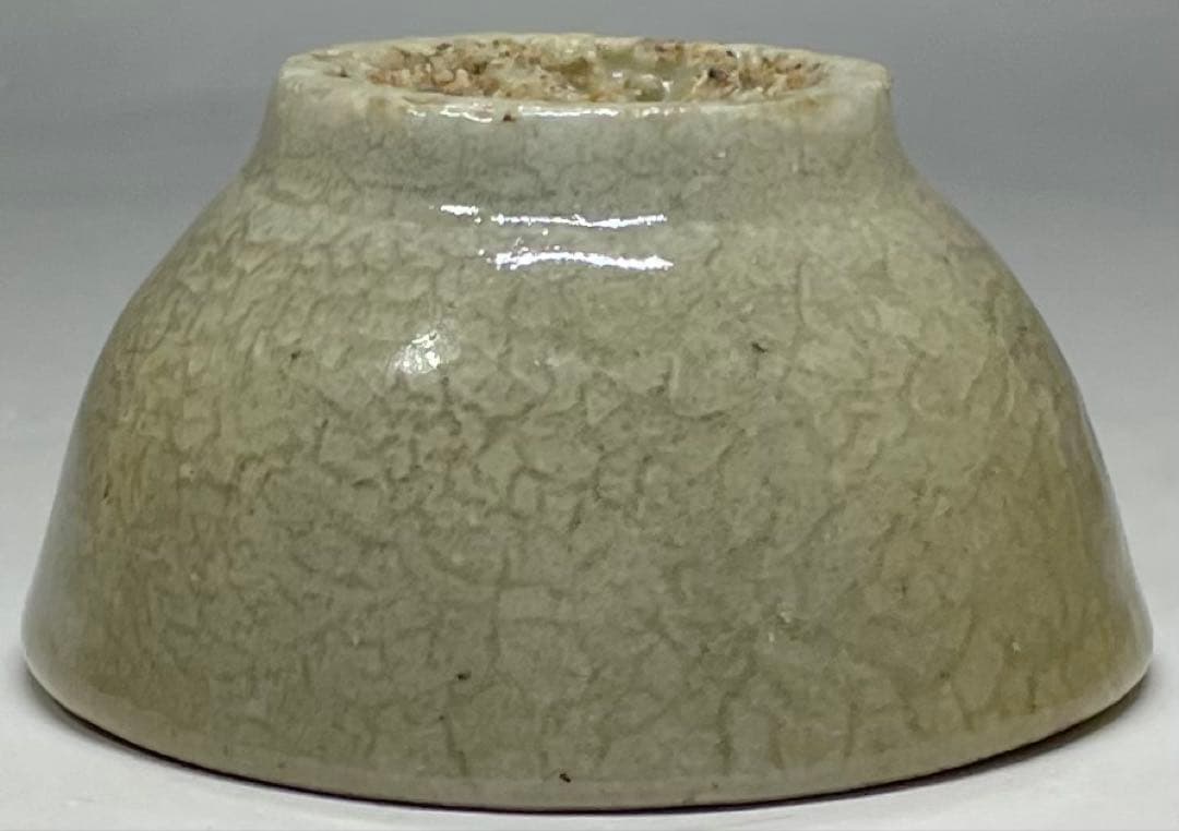 李朝　井戸盃　ぐい呑　高麗青磁　箱付　y012