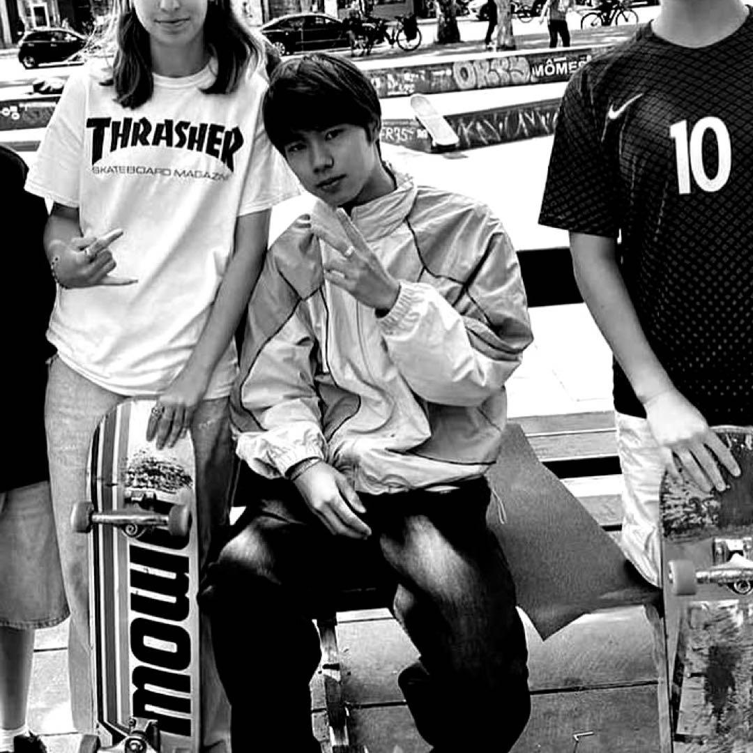 【美品】Supreme piping track jacket