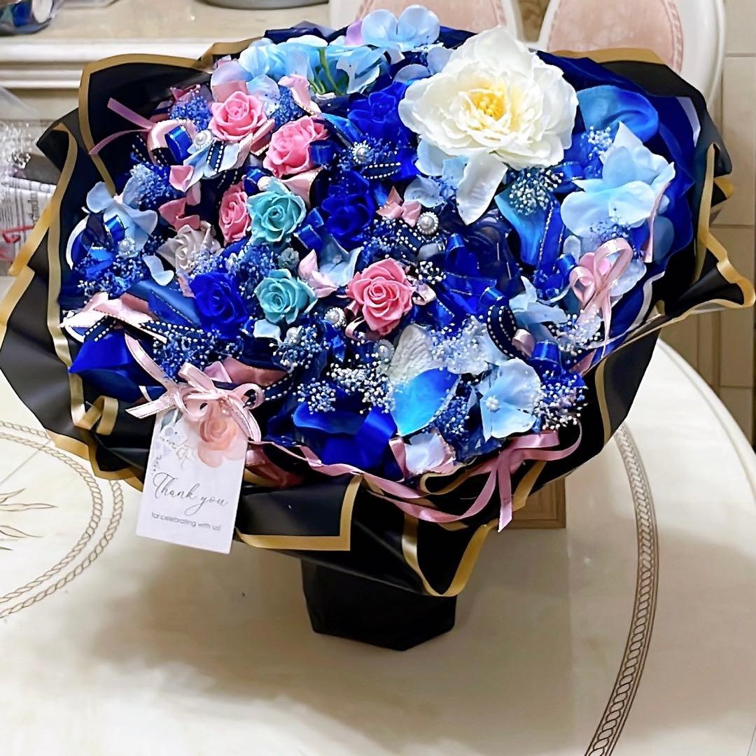 ✨特大✨ボリュームのある花束✨ミックスバラプリザ＆アーティフィシャルアレンジ✨✨