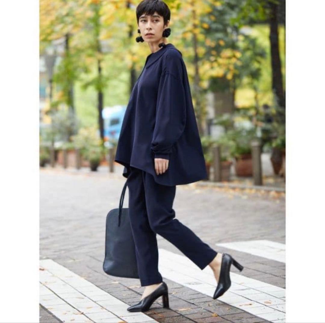 ENFOLD PEツイン　アシンメカラー　ブラウス