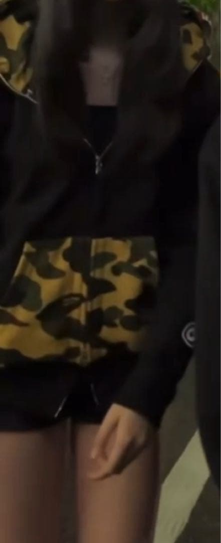 A Bathing Ape シャークフルジップパーカー ダブルフード