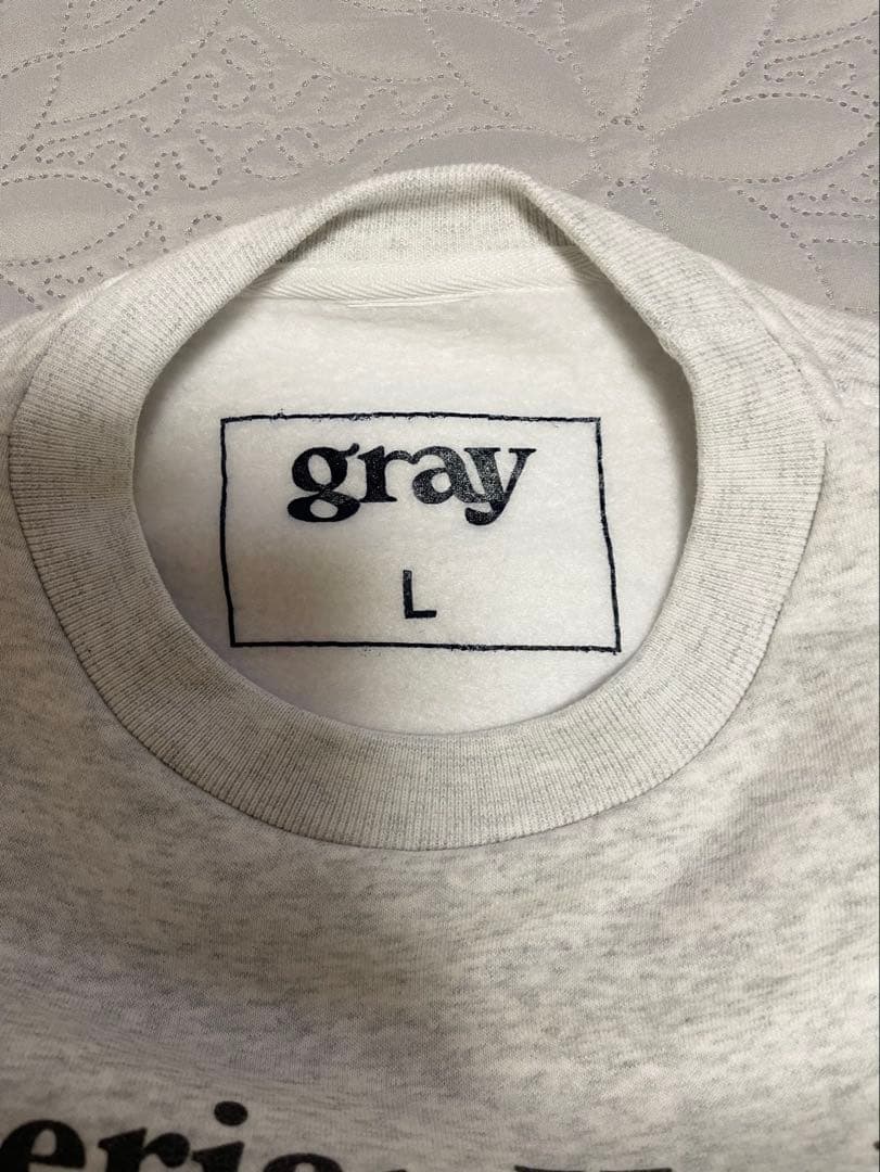 『Eveさん着用』gray Dog face printed ハスキー　同サイズ