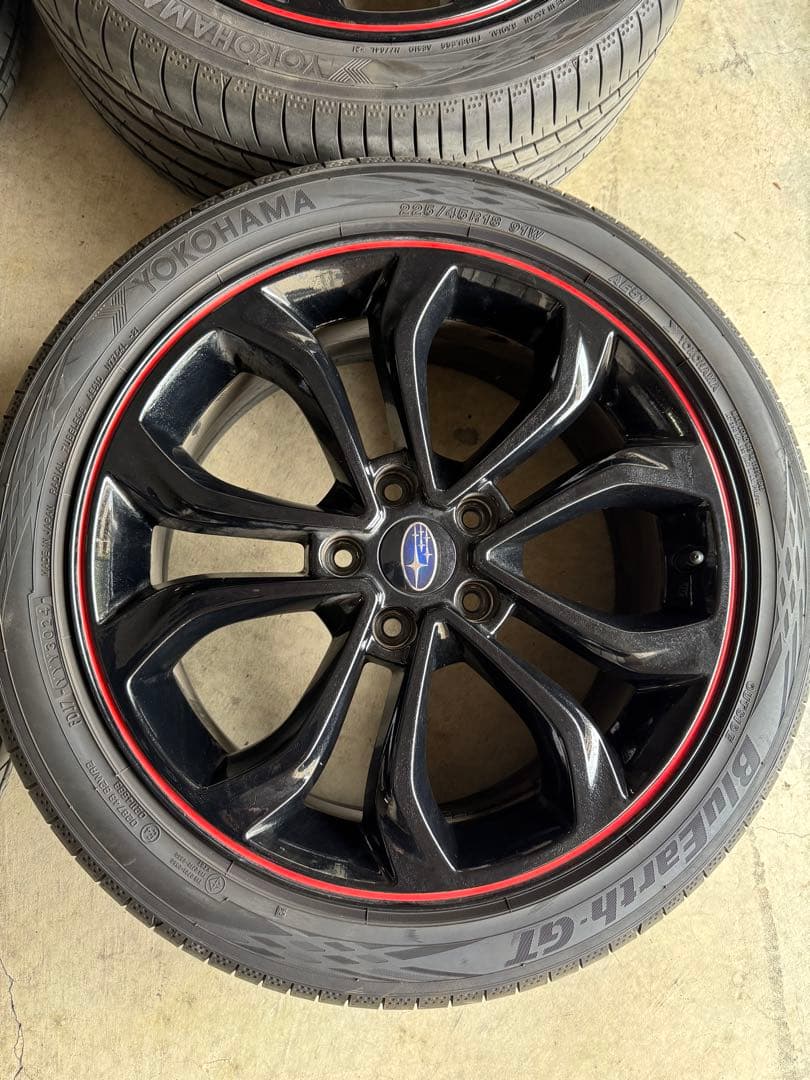 t*e様 スバル VNレヴォーグ 純正オプション18インチホイール 純正タイヤ4