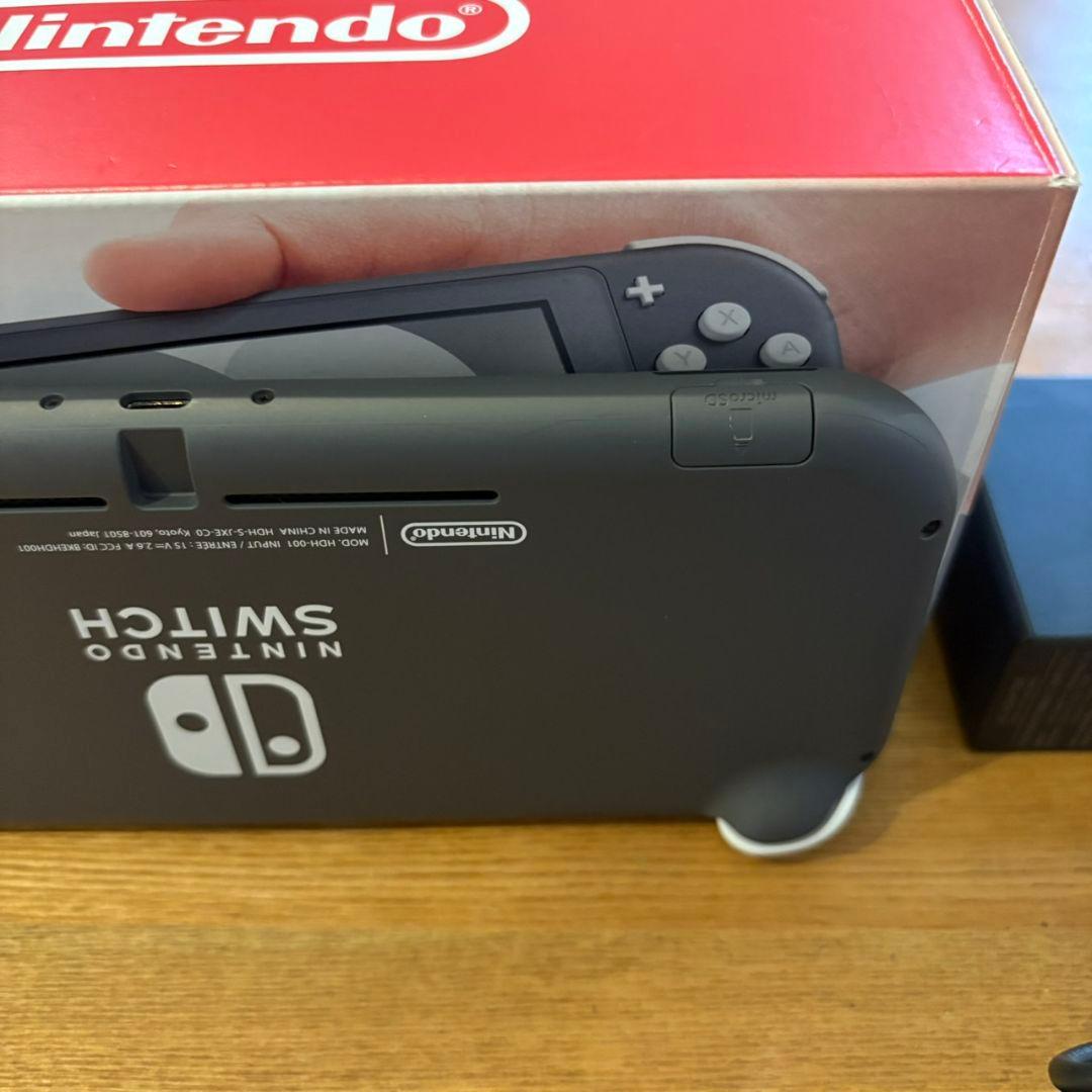 Nintendo Switch Lite グレー ACアダプター・外箱付き