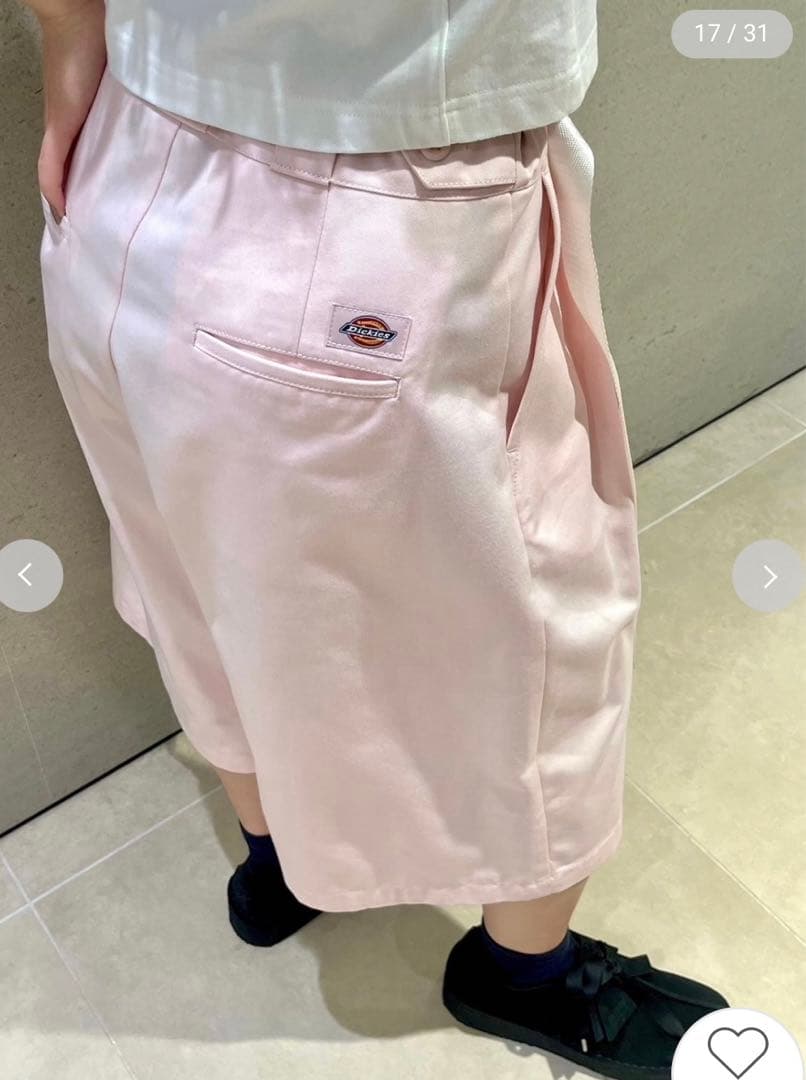 【LILY BROWN Dickies】チノハーフパンツ