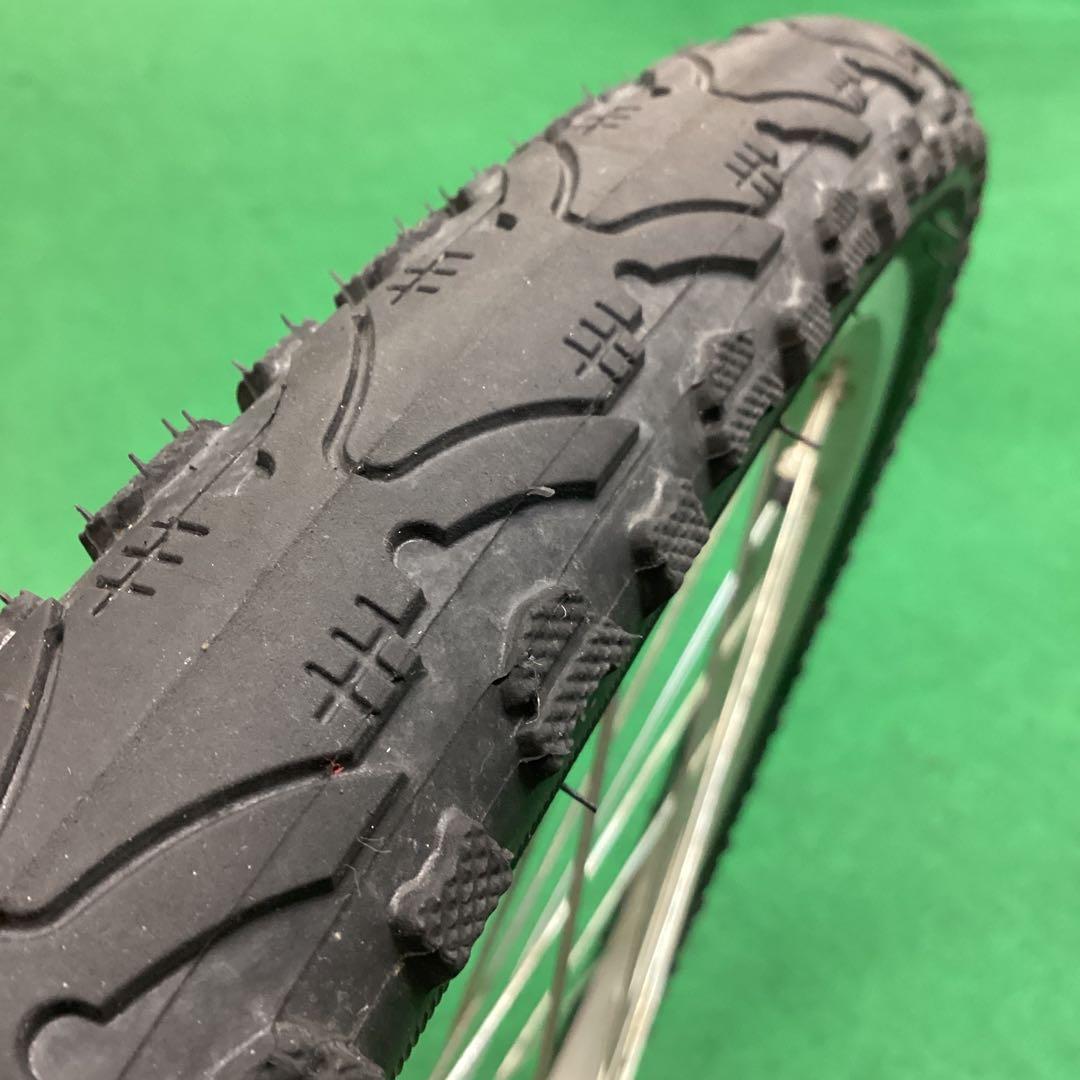 完組アルミホイール　後輪　700x42C タイヤ付　ON