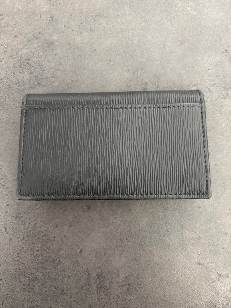 PRADA 名刺入れ ブラック エピレザー