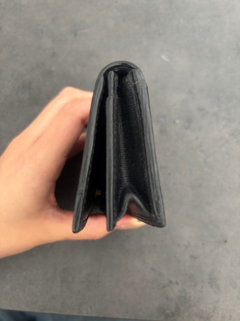 PRADA 名刺入れ ブラック エピレザー