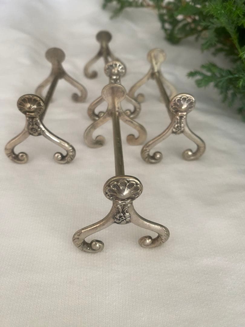 フランスアンティーク　カトラリーレスト4個セット