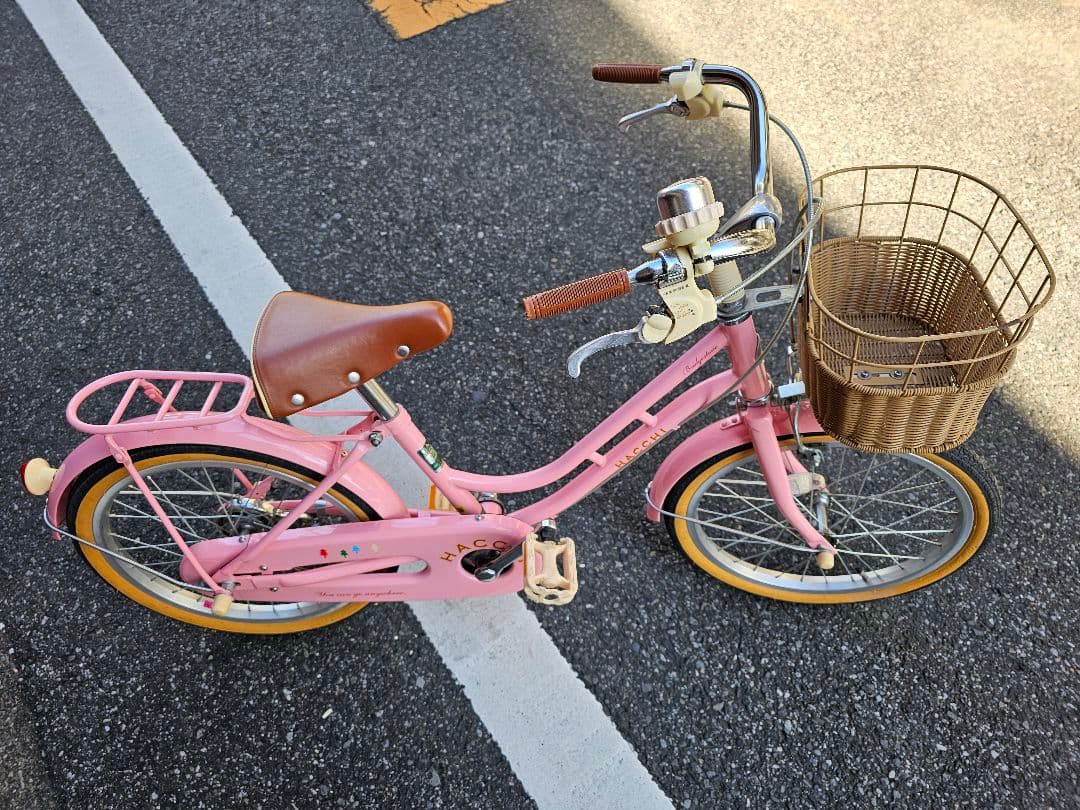 ブリヂストン　HACCHI　18インチ　ピンク