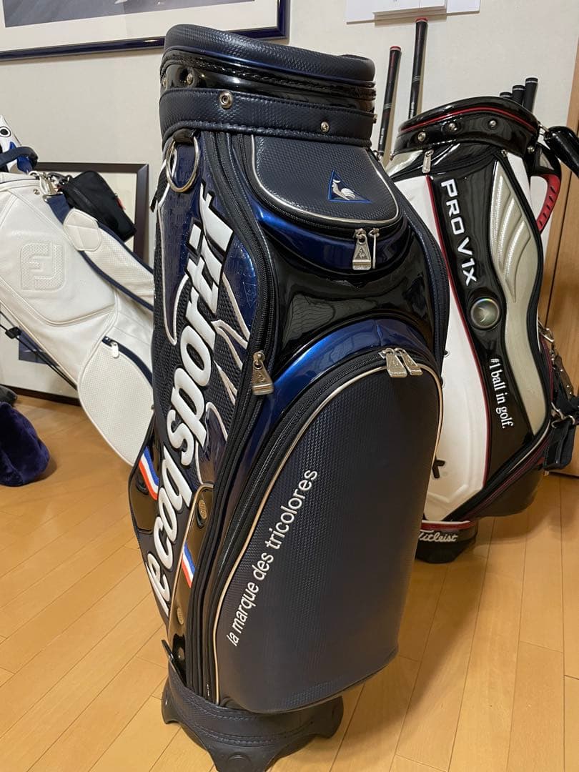 le coq sportif キャディバッグ ネイビー