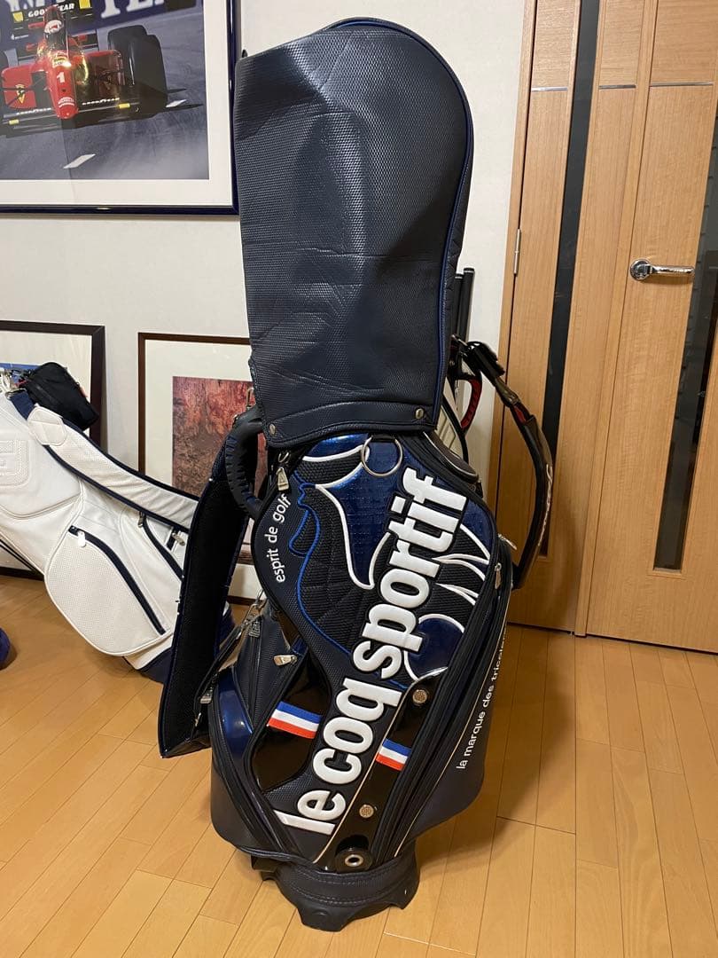 le coq sportif キャディバッグ ネイビー