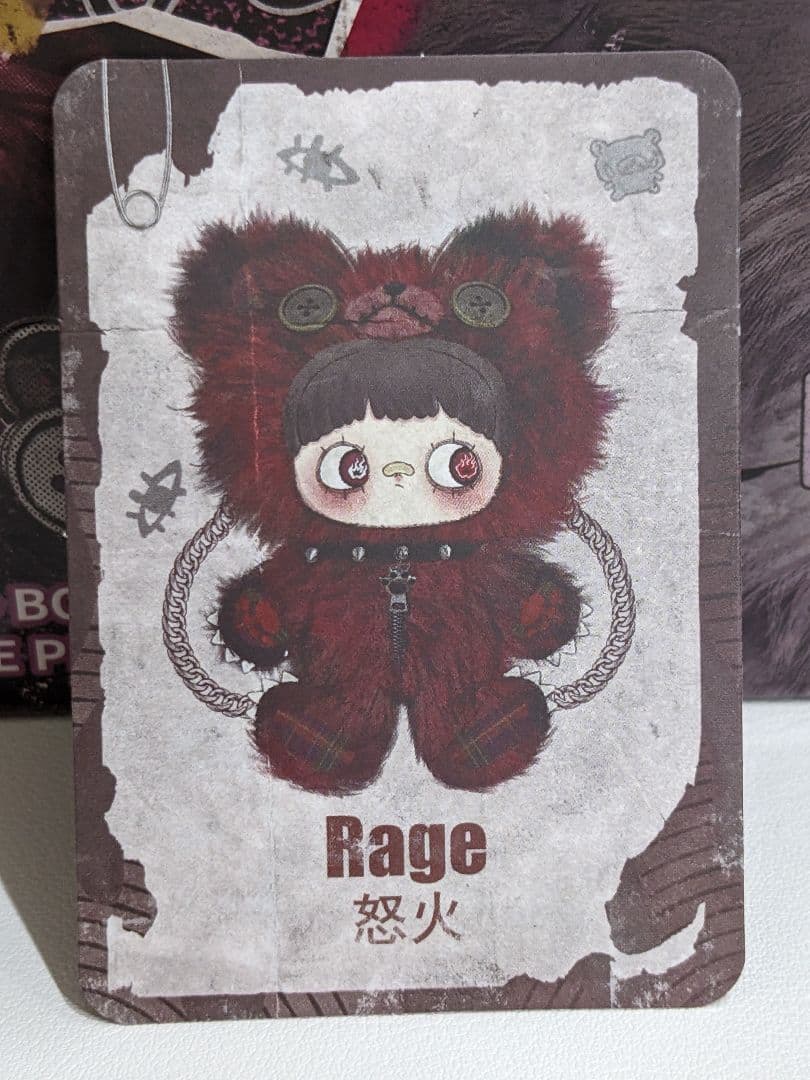 MayMei 反逆ぬいぐるみシリーズ 400％ 【赤　くま　怒火】リュック