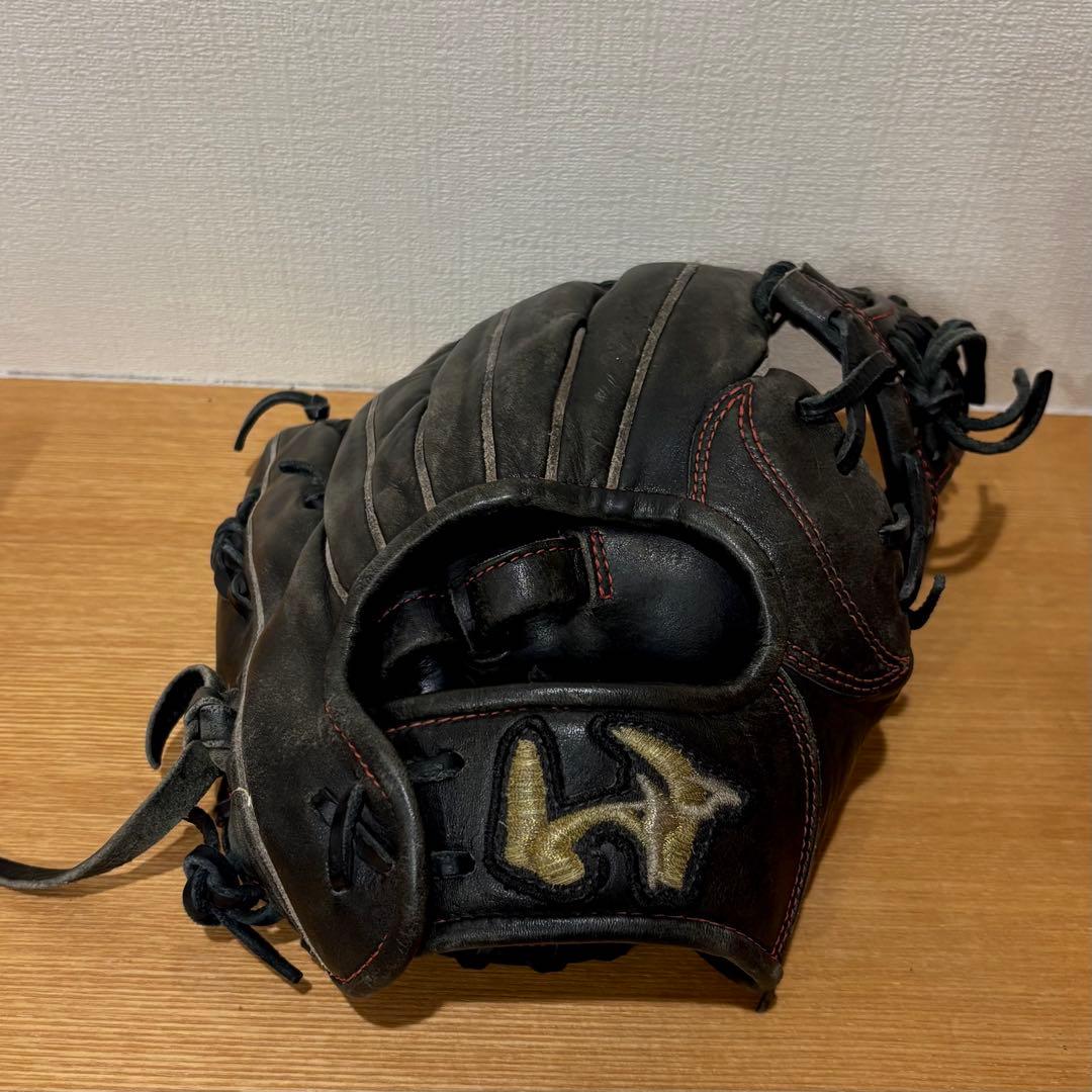 ワールドペガサス 軟式グローブ 少年用 型抜群 即戦力 ブラック 指リング