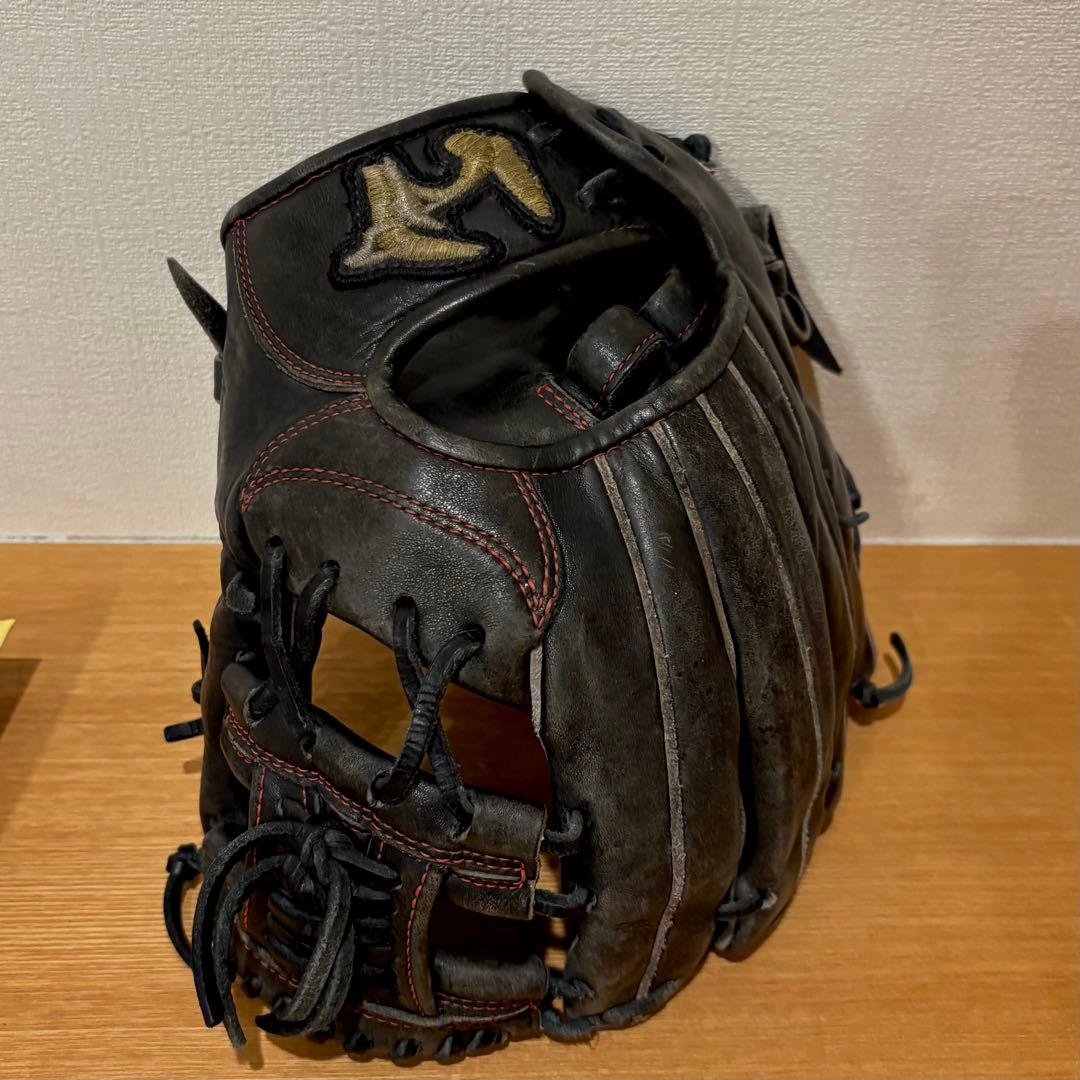 ワールドペガサス 軟式グローブ 少年用 型抜群 即戦力 ブラック 指リング