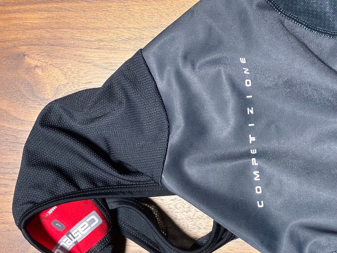 Castelli Competizione ビブショーツ 黒×グレー　Lサイズ