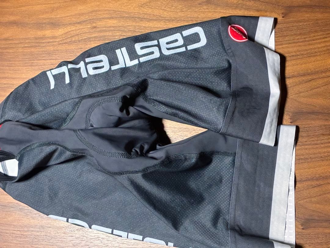 Castelli Competizione ビブショーツ 黒×グレー　Lサイズ