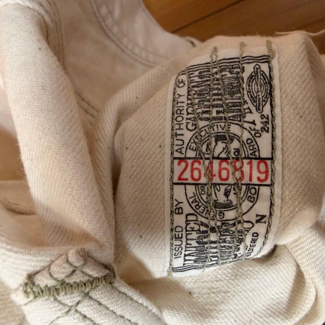 フリーホイラーズ ホワイト カーゴパンツ 複数ポケット　34インチ