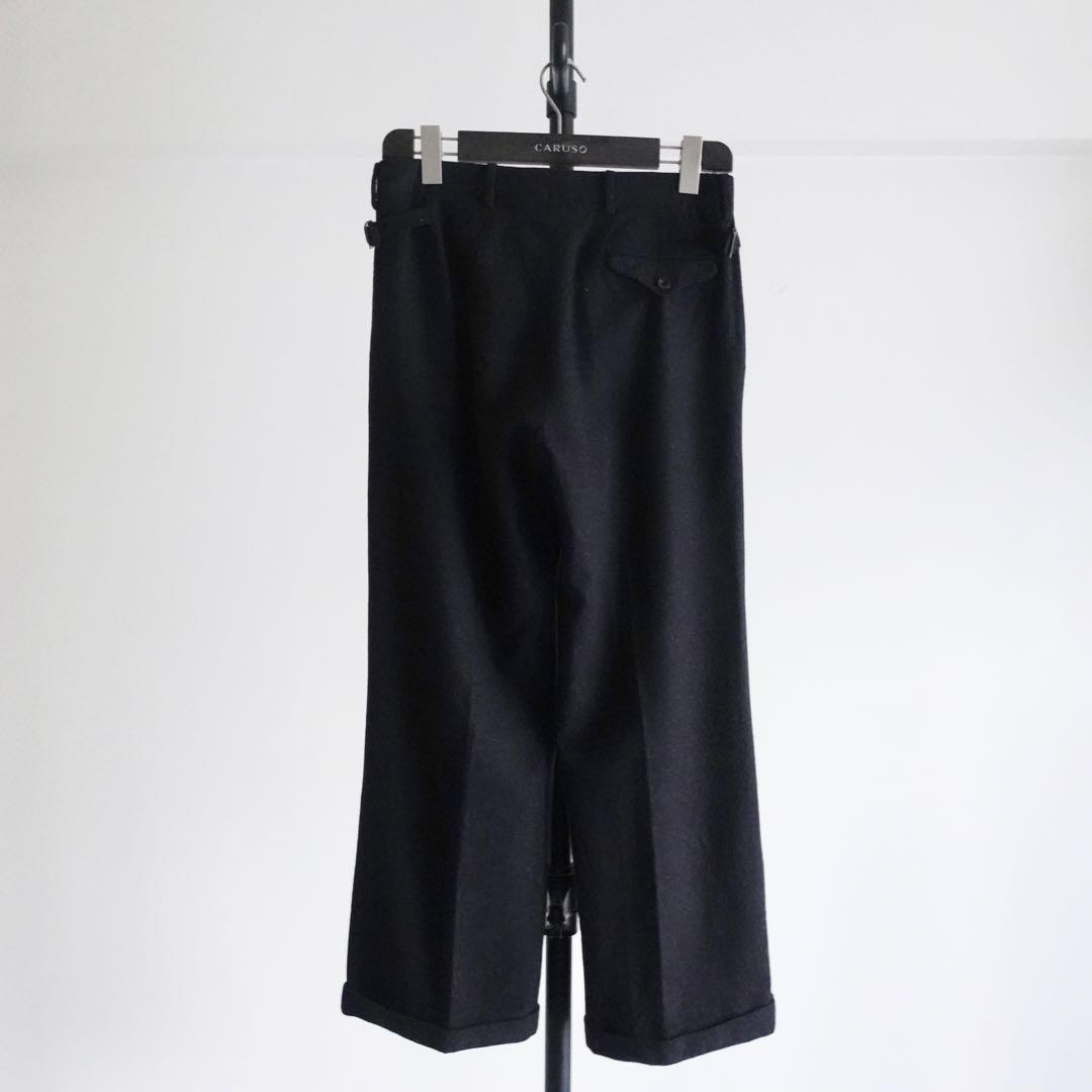 【イタリア製】Polo RalphLauren ウールカシミア　ワイドスラックス