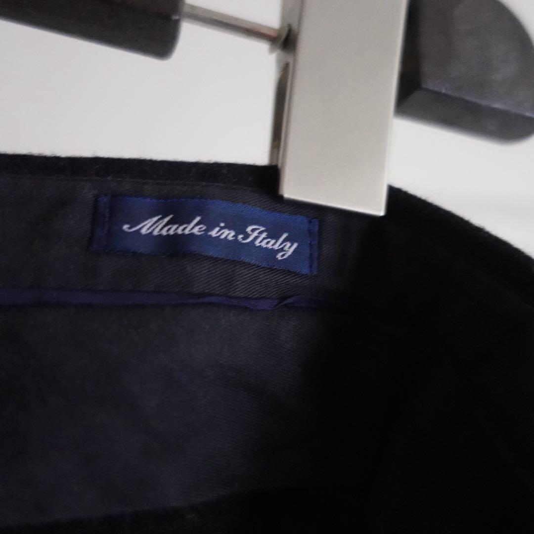 【イタリア製】Polo RalphLauren ウールカシミア　ワイドスラックス