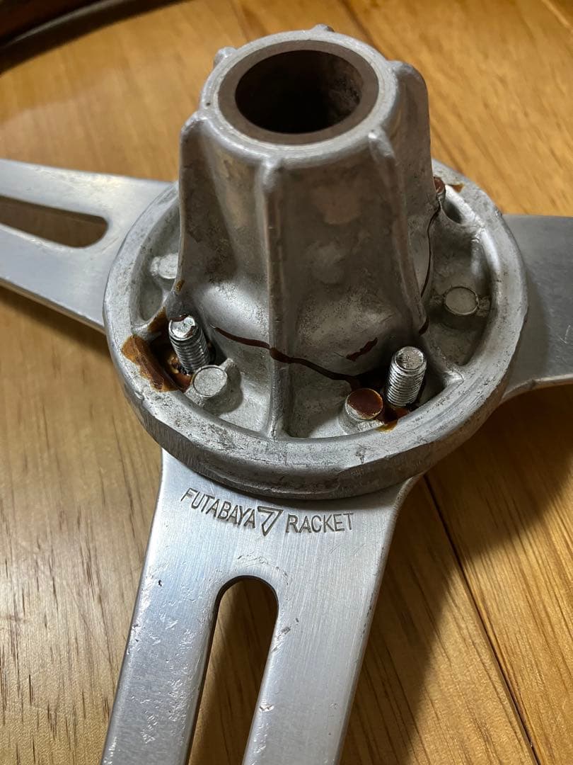 ホンダ 純正 ステアリング フタバヤラケット 木製