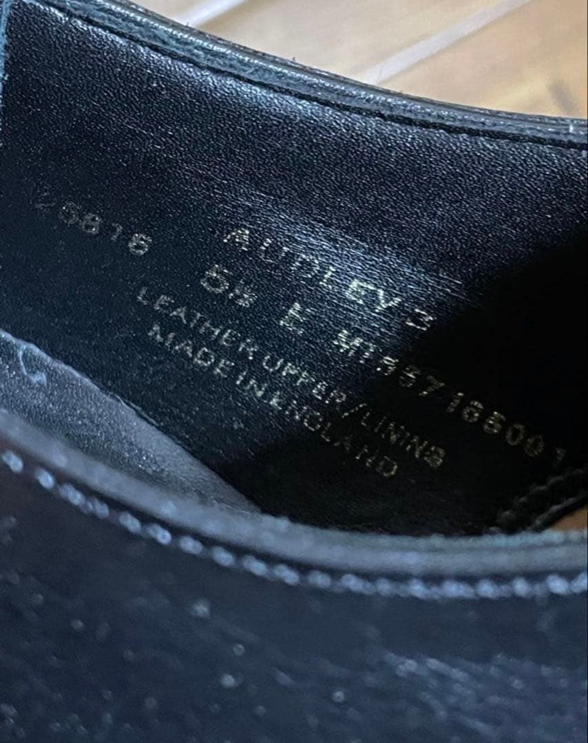 [着用数回 美品] Crockett&Jones Audley3 5.5E