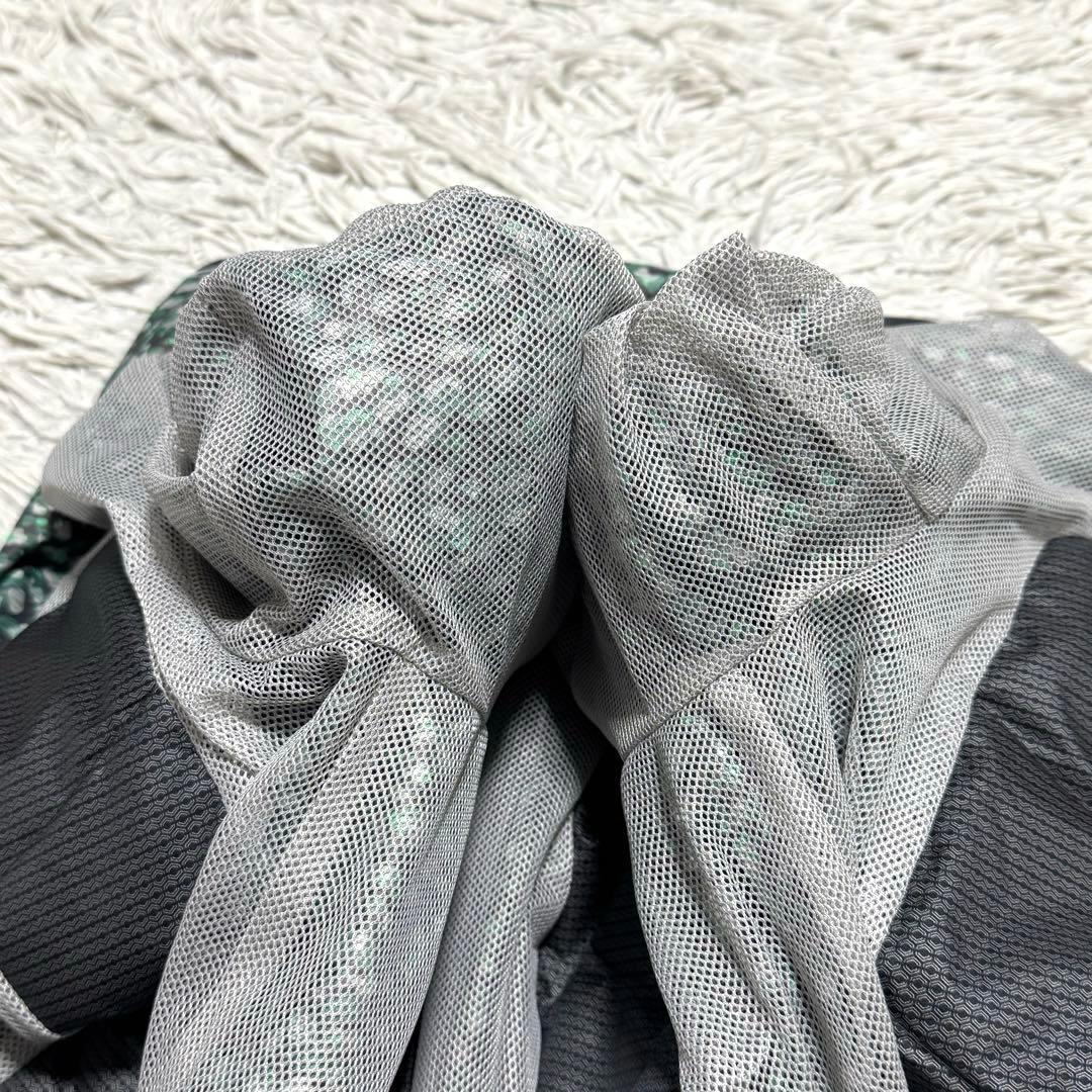 未使用級 ランバンスポール 総柄 フルジップ ダウンジャケット 薄手 ゴルフ