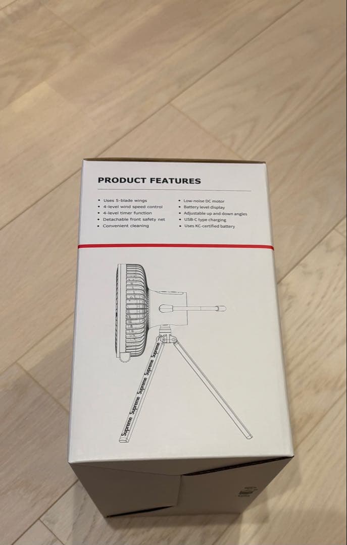 【新品】Supreme Cargo Container Electric Fan
