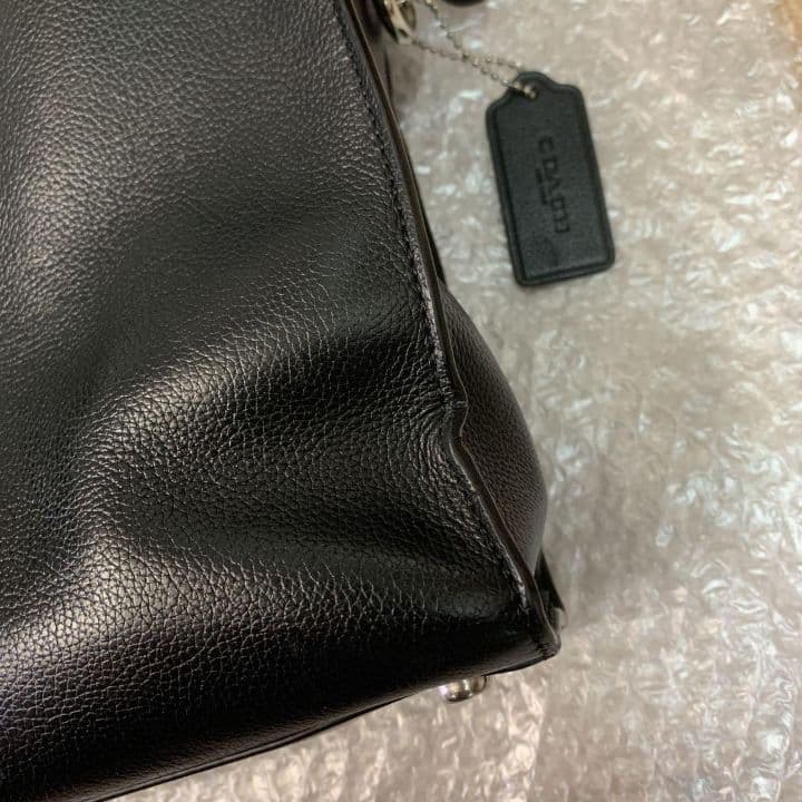 COACH　　レザー　ビジネスバッグ ブリーフケース　F73524 ブラック