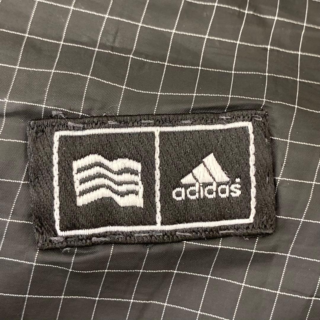 adidas アディダス ゴルフ ナイロン パンツ 中綿 チェック M 灰