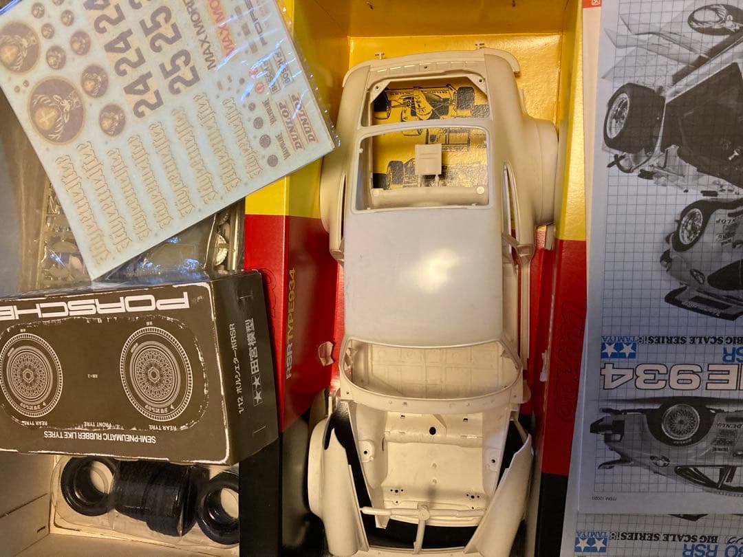 タミヤ　ポルシェターボ　RSR934　1/12　ダンロップタイヤ刻印あり